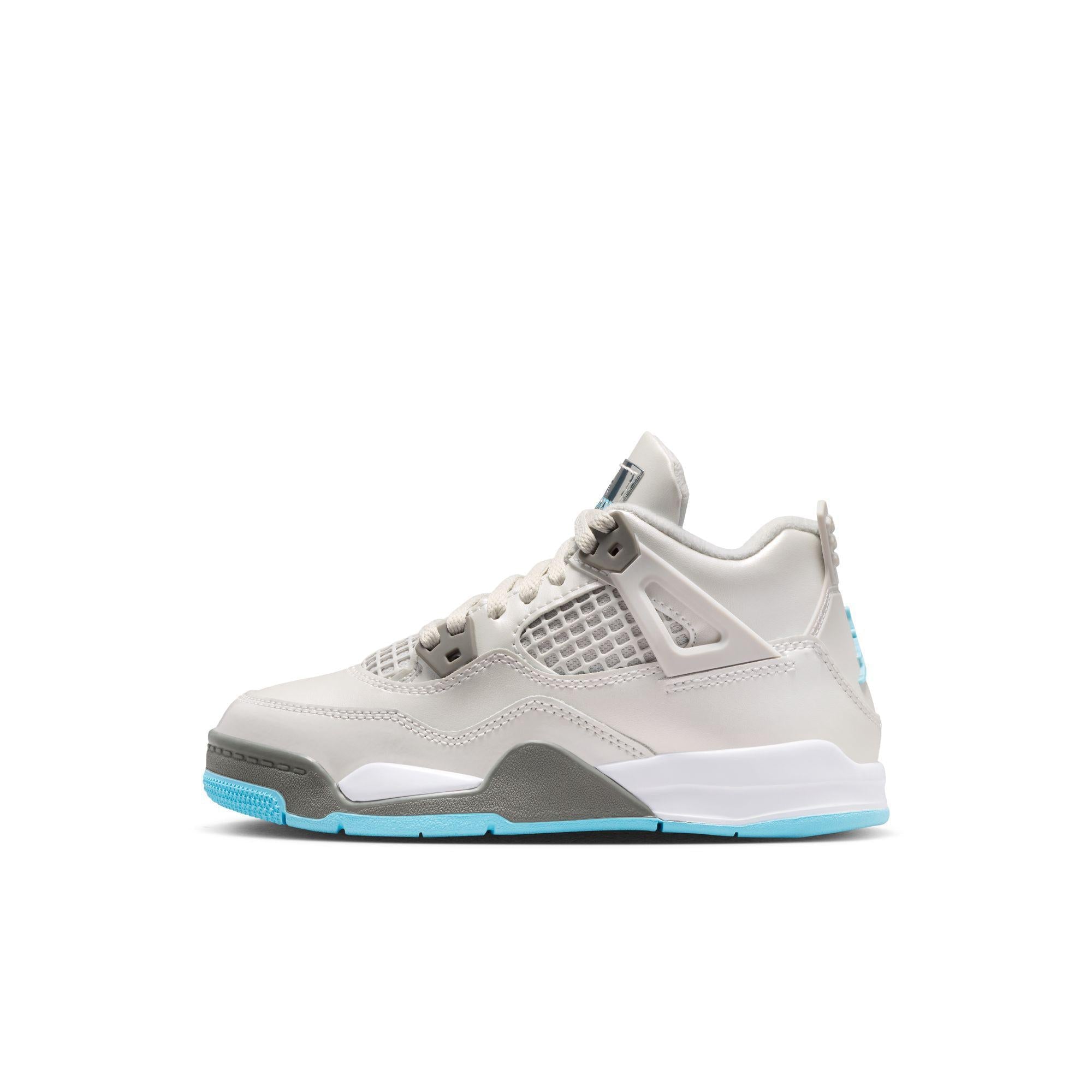 Jordan 4 Retro Little Kids' Shoes "Blue Chill"