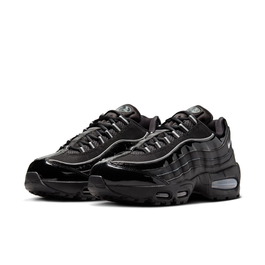 Women's Nike Air Max 95 Black/Metallic Silver-Reflect Silver
