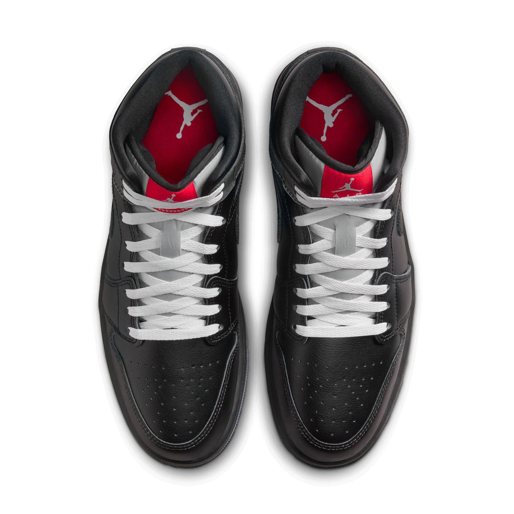 Air Jordan 1 Mid SE Black/Black-White-Wolf Grey
