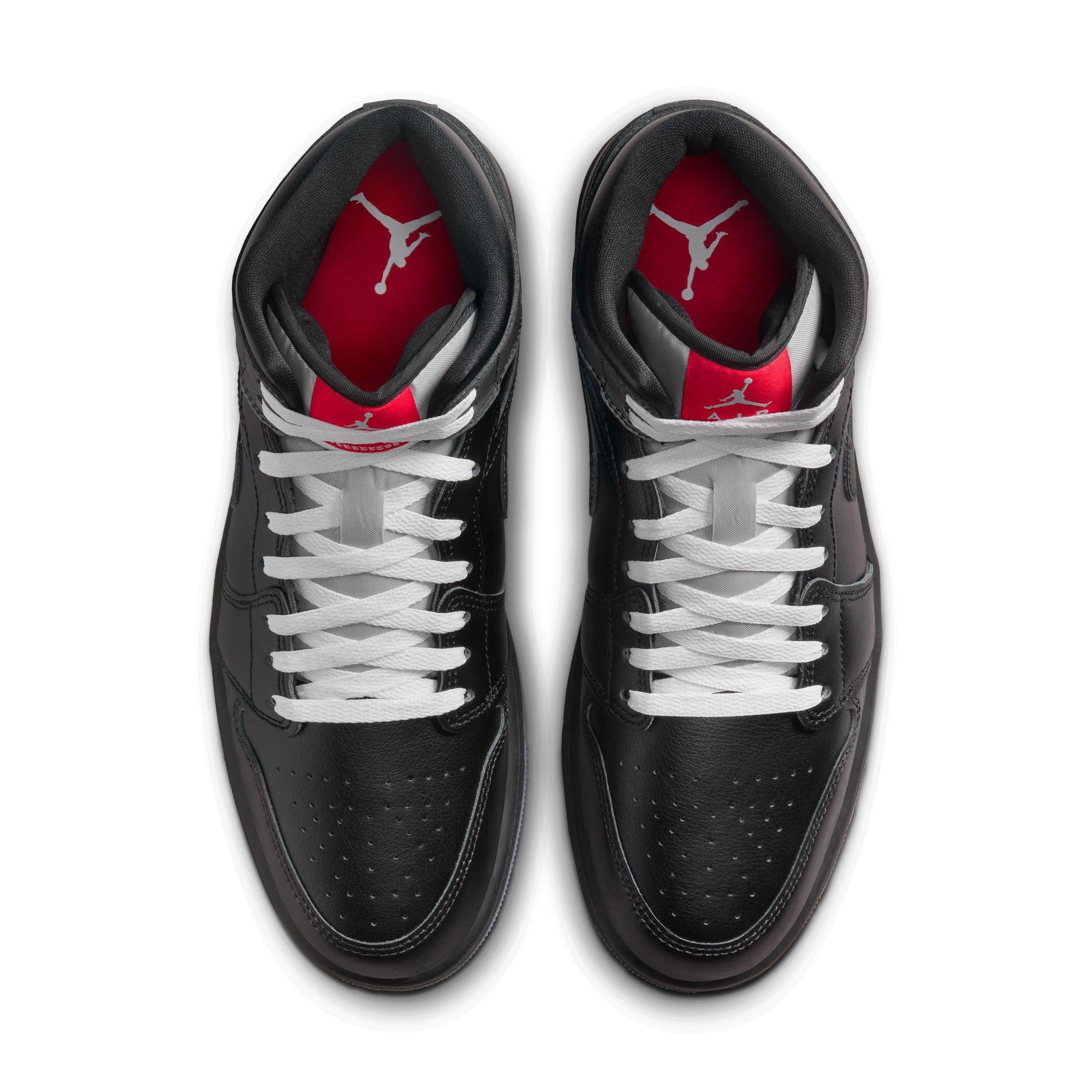 Air Jordan 1 Mid SE Black/Black-White-Wolf Grey