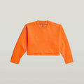 GSxWVB Oversized Short Sweat Knit R Signal Orange