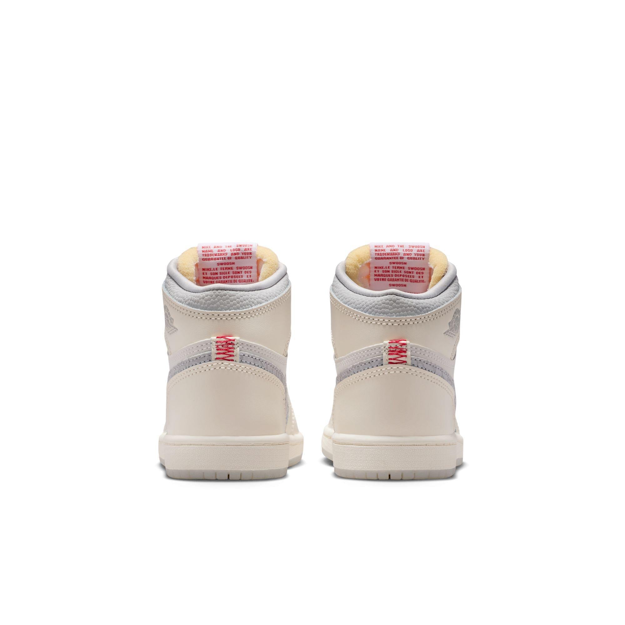 Jordan 1 Retro High OG Little Kids' Shoes "Sail/University Red"