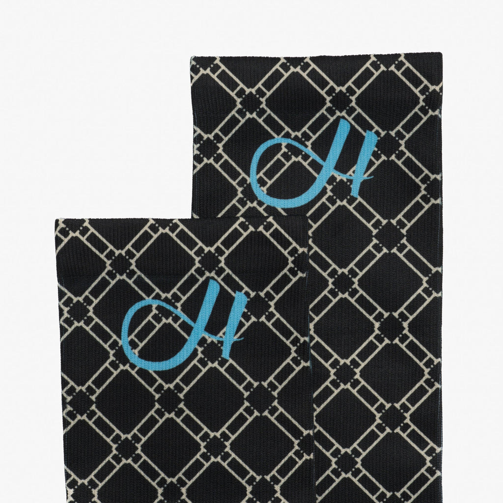 HUSH SOCKS "MONOGRAM" ( 3 Colors)