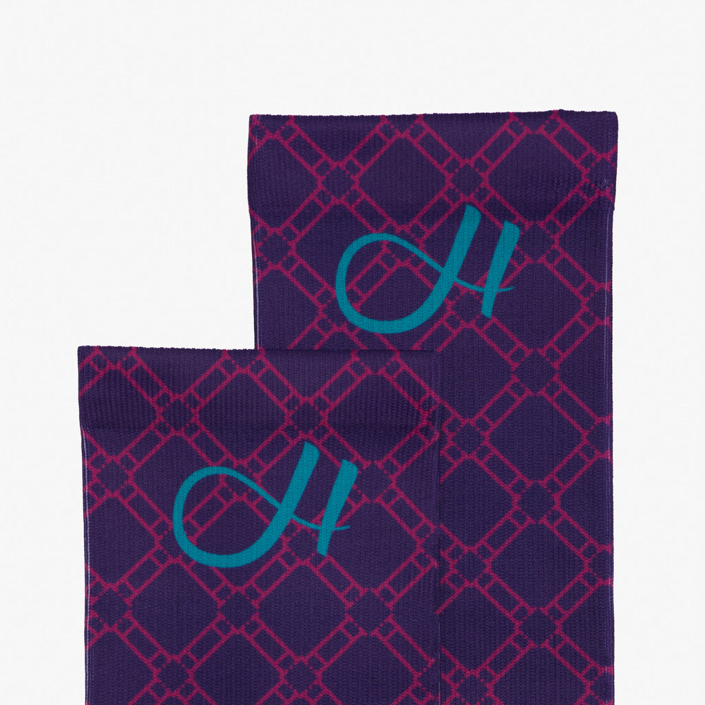 HUSH SOCKS "MONOGRAM" ( 3 Colors)