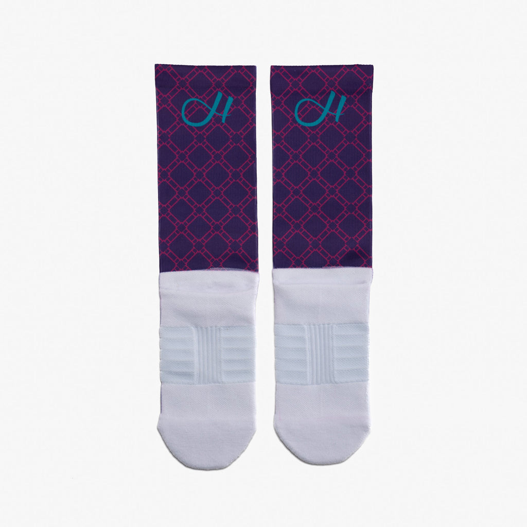HUSH SOCKS "MONOGRAM" ( 3 Colors)