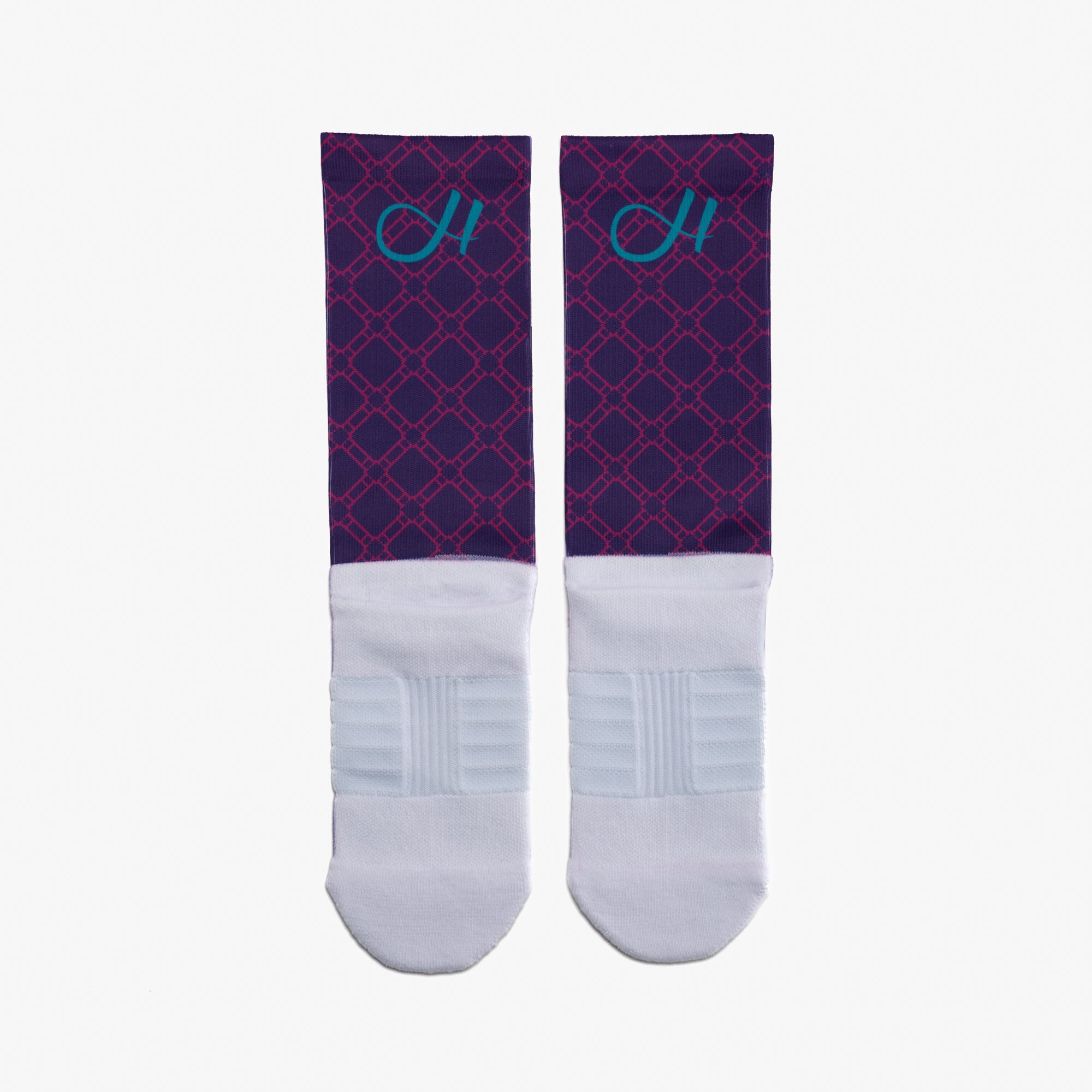 HUSH SOCKS "MONOGRAM" ( 3 Colors)