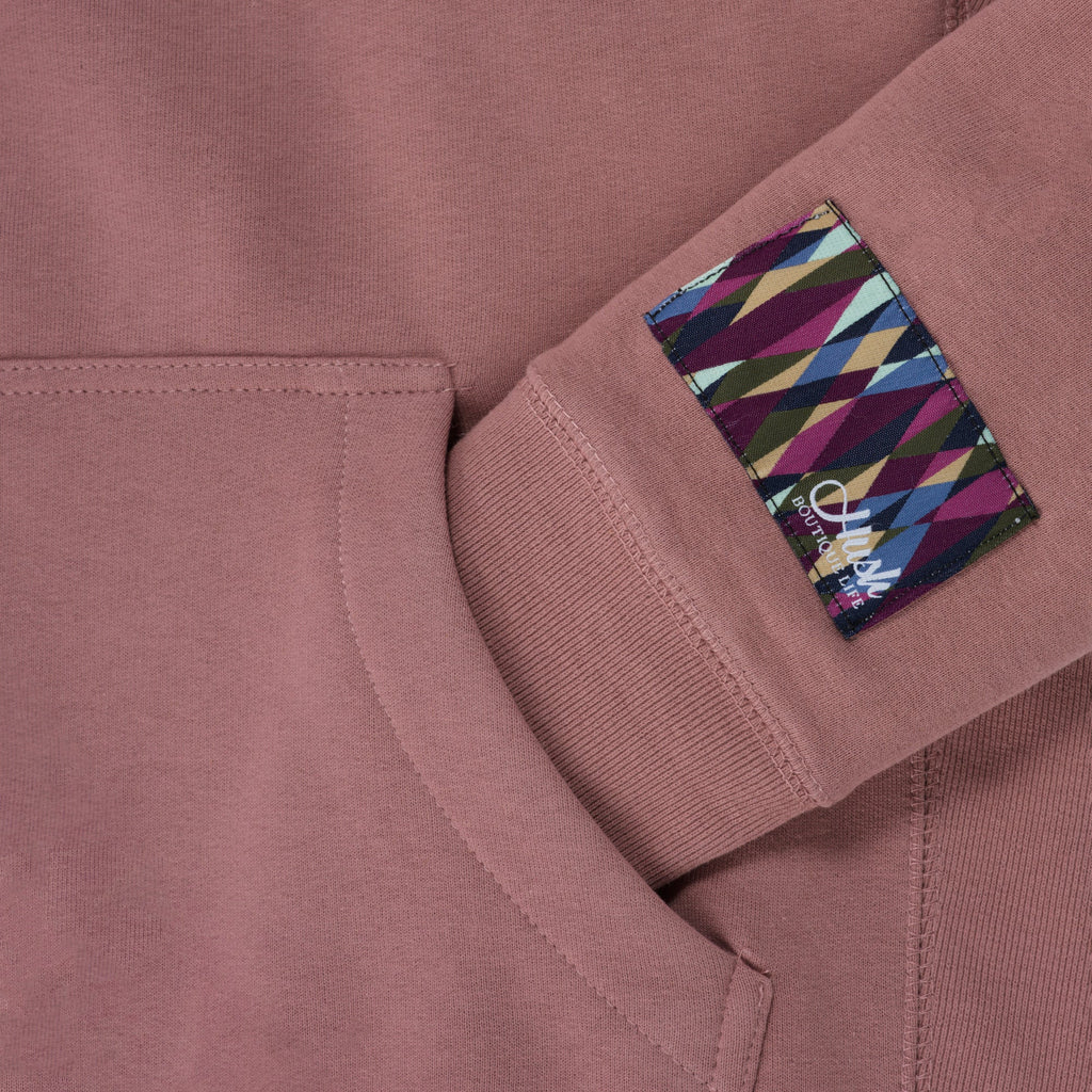 HUSH PINK MARTINI HOODIE